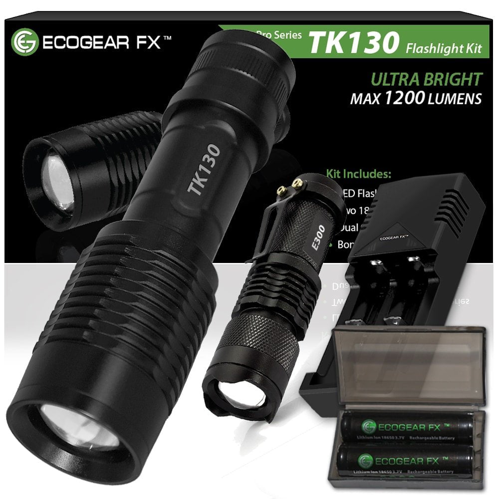 TK130 LED Flashlight Kit - Clinch River Fishing USA