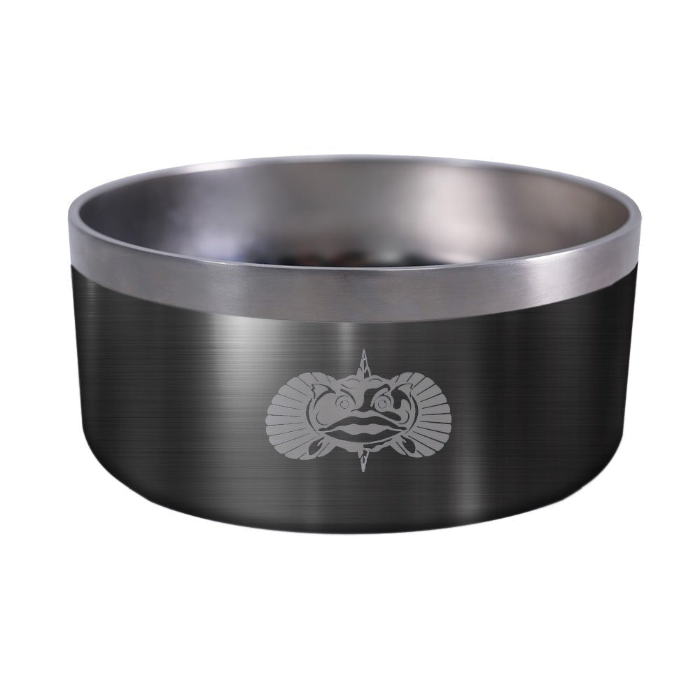 Toadfish Non-Tipping Dog Bowl - Graphite - Clinch River Fishing USA