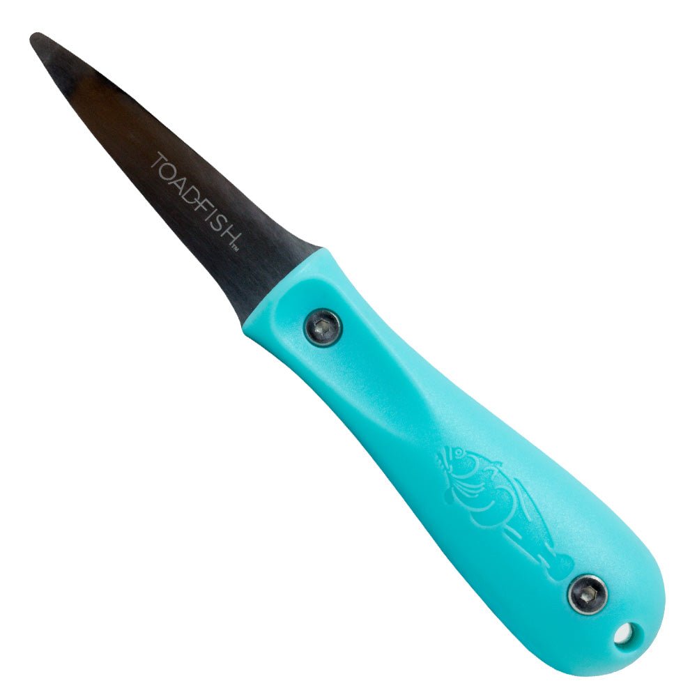 Toadfish Put &39;Em Back Oyster Knife - Teal - Clinch River Fishing USA