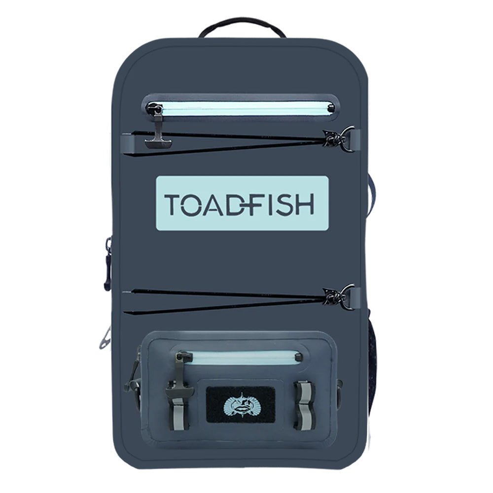 Toadfish Waterproof Backpack + Sling - Ocean Blue - Clinch River Fishing USA
