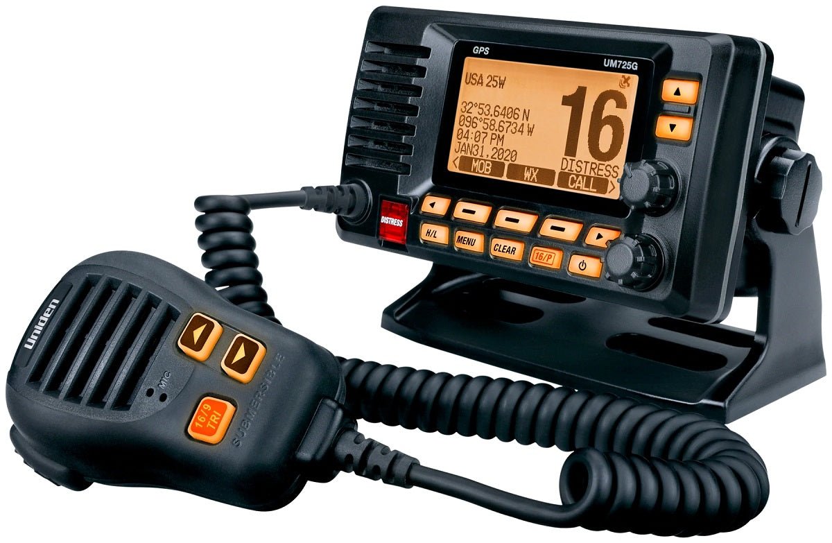 Uniden UM725G Black VHF - Clinch River Fishing USA