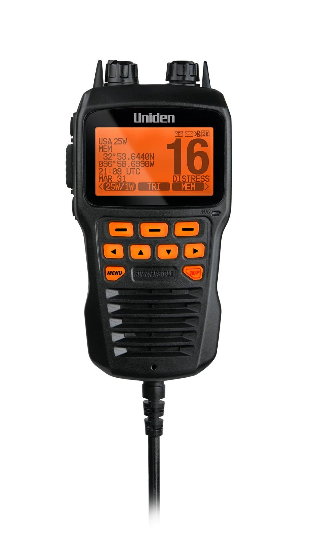 Uniden UMRMIC Black Remote Second Station Microphone - Clinch River Fishing USA