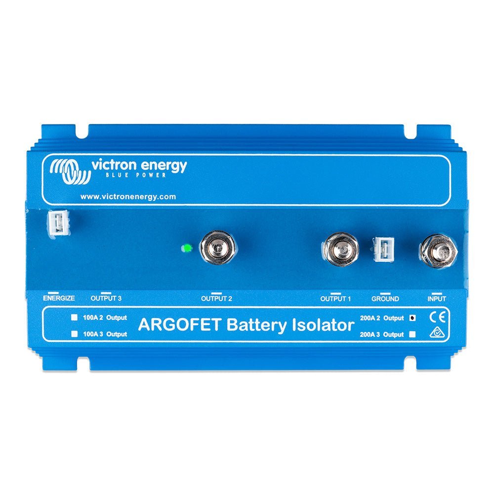 Victron ArgoFET 200-2 Battery Isolator - 200AMP - 1 Alternator, 2 Batteries - Clinch River Fishing USA