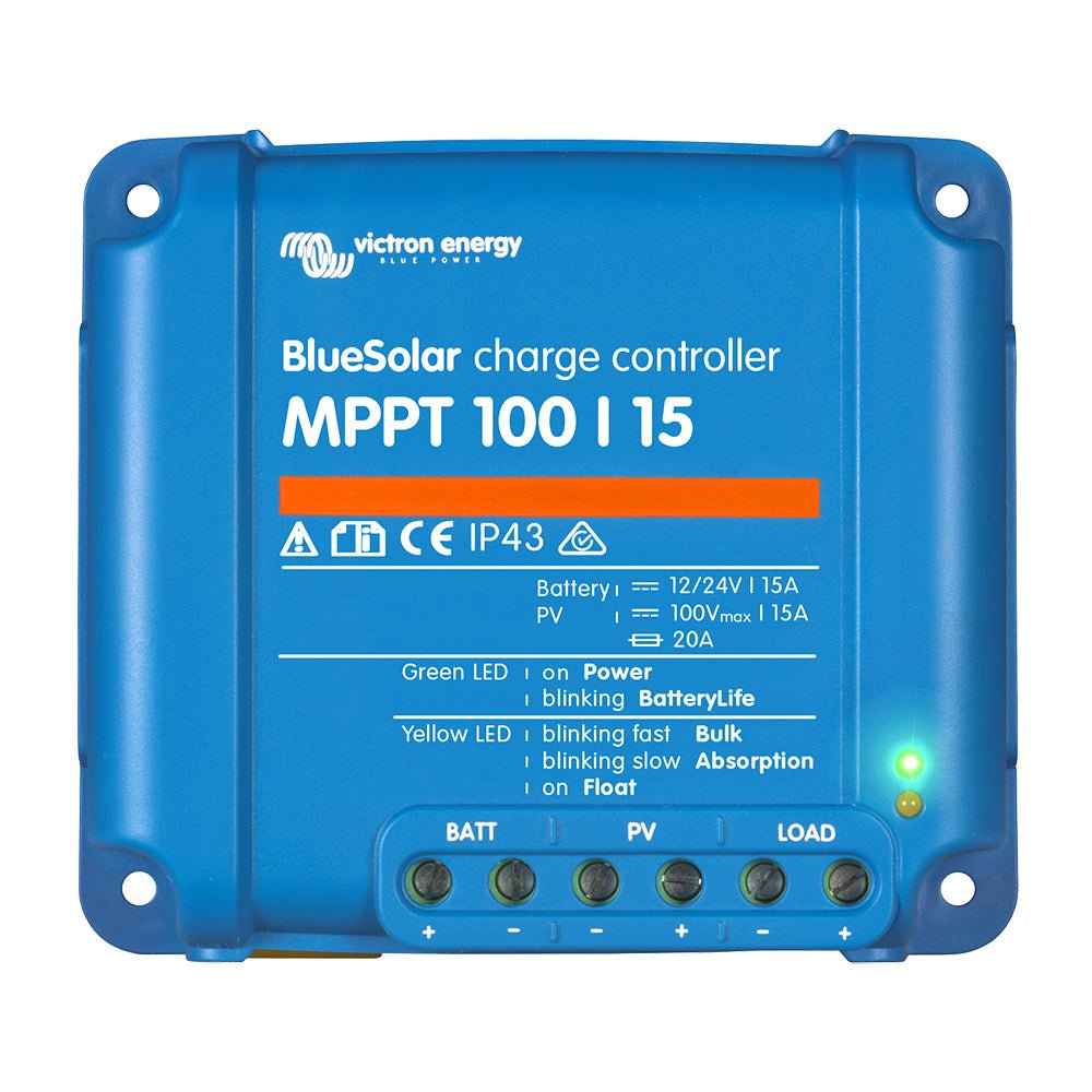 Victron BlueSolar MPPT Charge Controller - 100V - 15AMP - UL Approved - Clinch River Fishing USA
