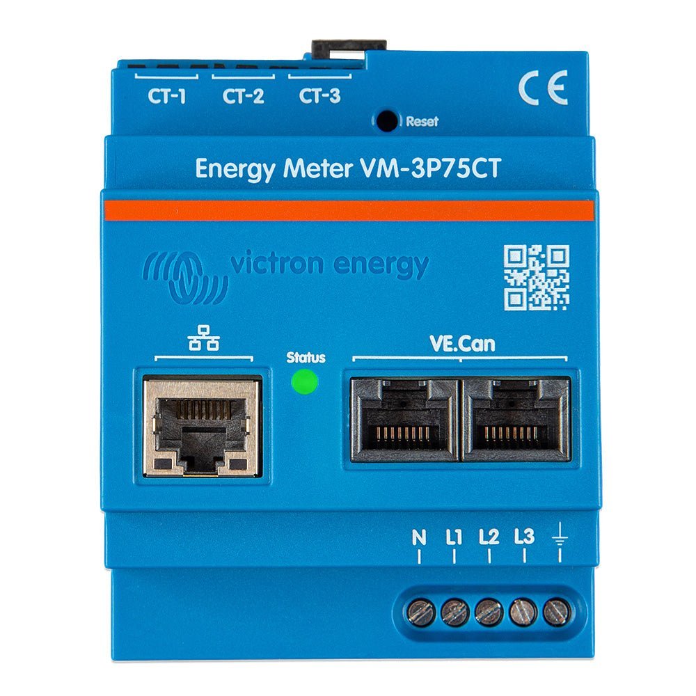 Victron Energy Meter VM-3P75CT Single + 3-Phase - Clinch River Fishing USA