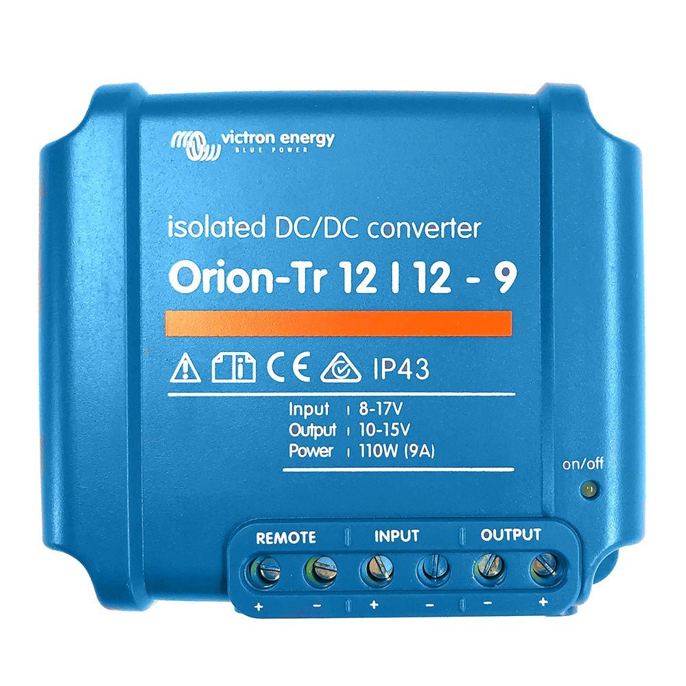 Victron Orion-TR DC-DC Converter - 12 VDC to 12 VDC - 9AMP Isolated - Clinch River Fishing USA