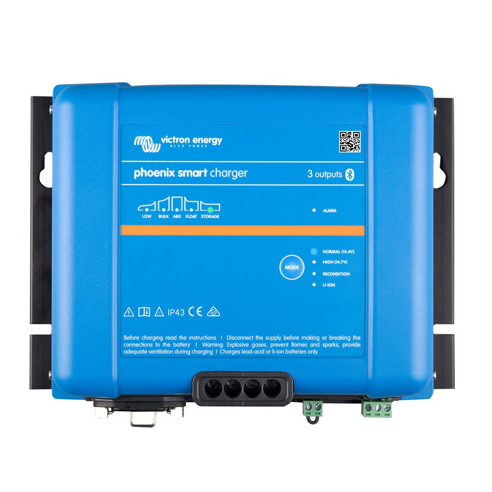 Victron Phoenix Smart IP43 Charger 24/25 (3) 120 - 240VAC Requires 5 - 15P Mains Cord - Clinch River Fishing USA