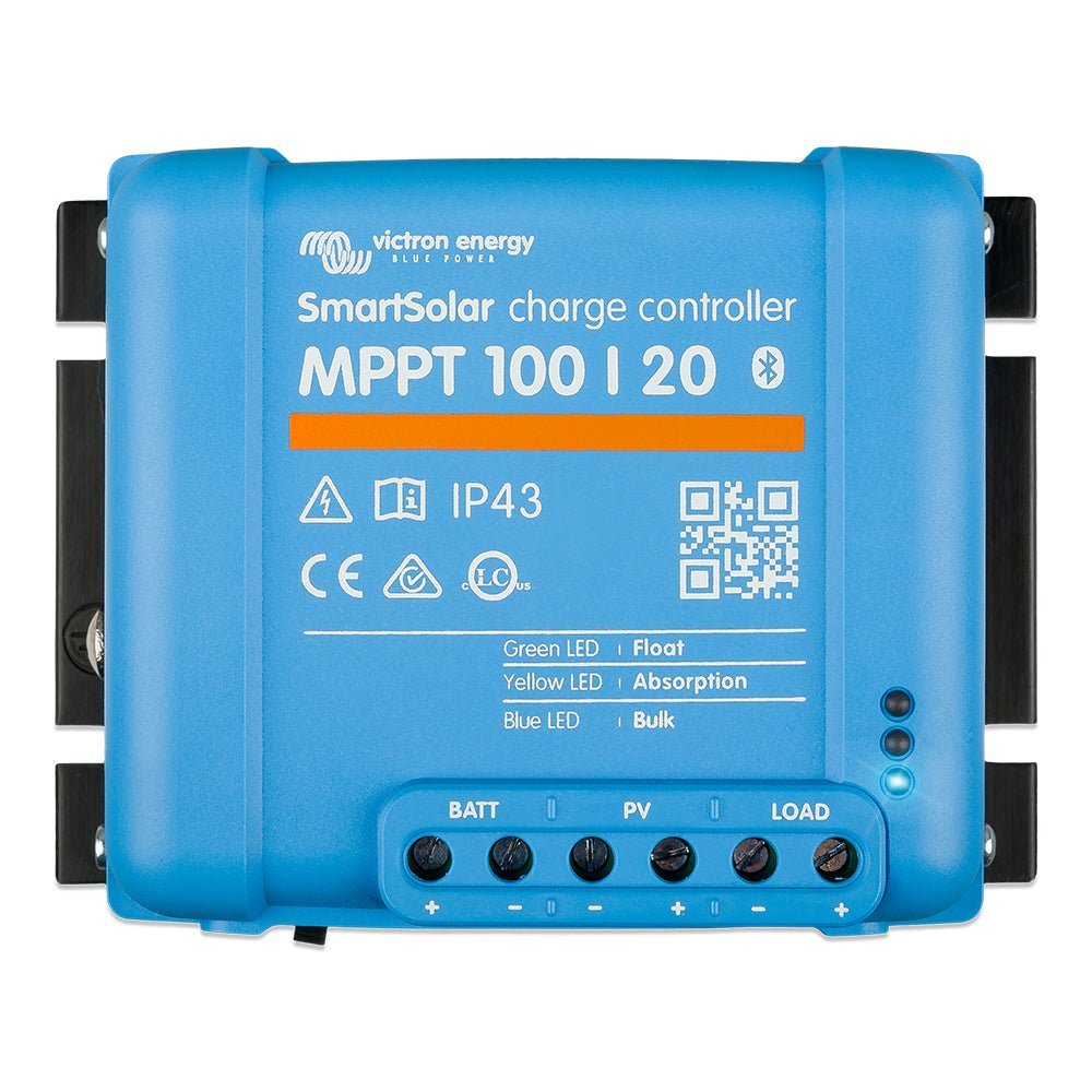 Victron SmartSolar MPPT 100/20 - Up to 48 VDC - UL Approved - Clinch River Fishing USA
