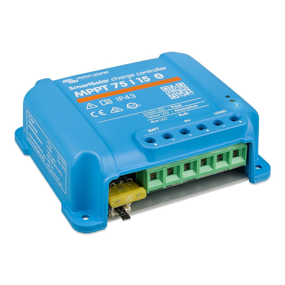 Victron SmartSolar MPPT Solar Charge Controller - 75V - 15Amp - UL Approved - Clinch River Fishing USA