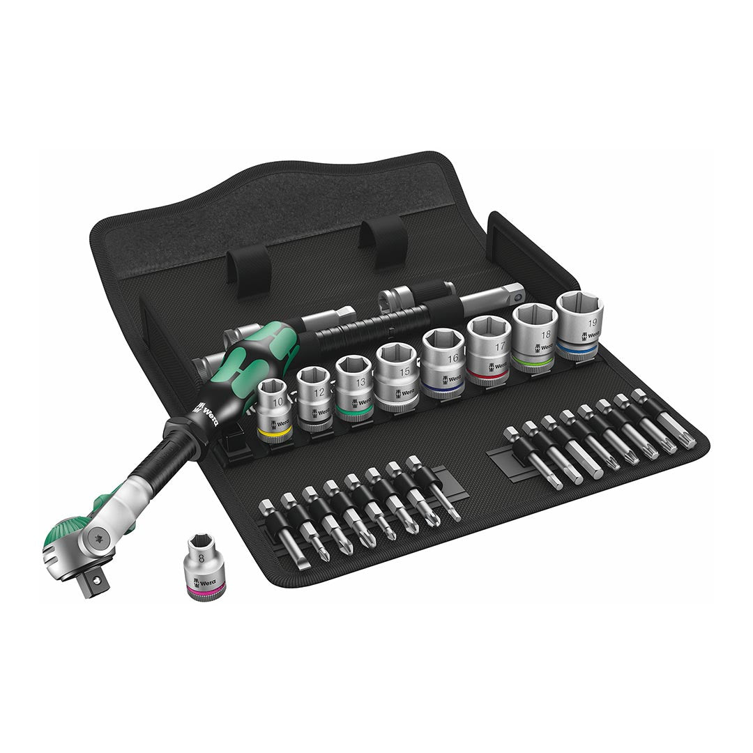 Wera 3/8" Drive Wrench Metric Socket/Bit Set for Bicycles/E - bikes (29 Piece) - Clinch River Fishing USA