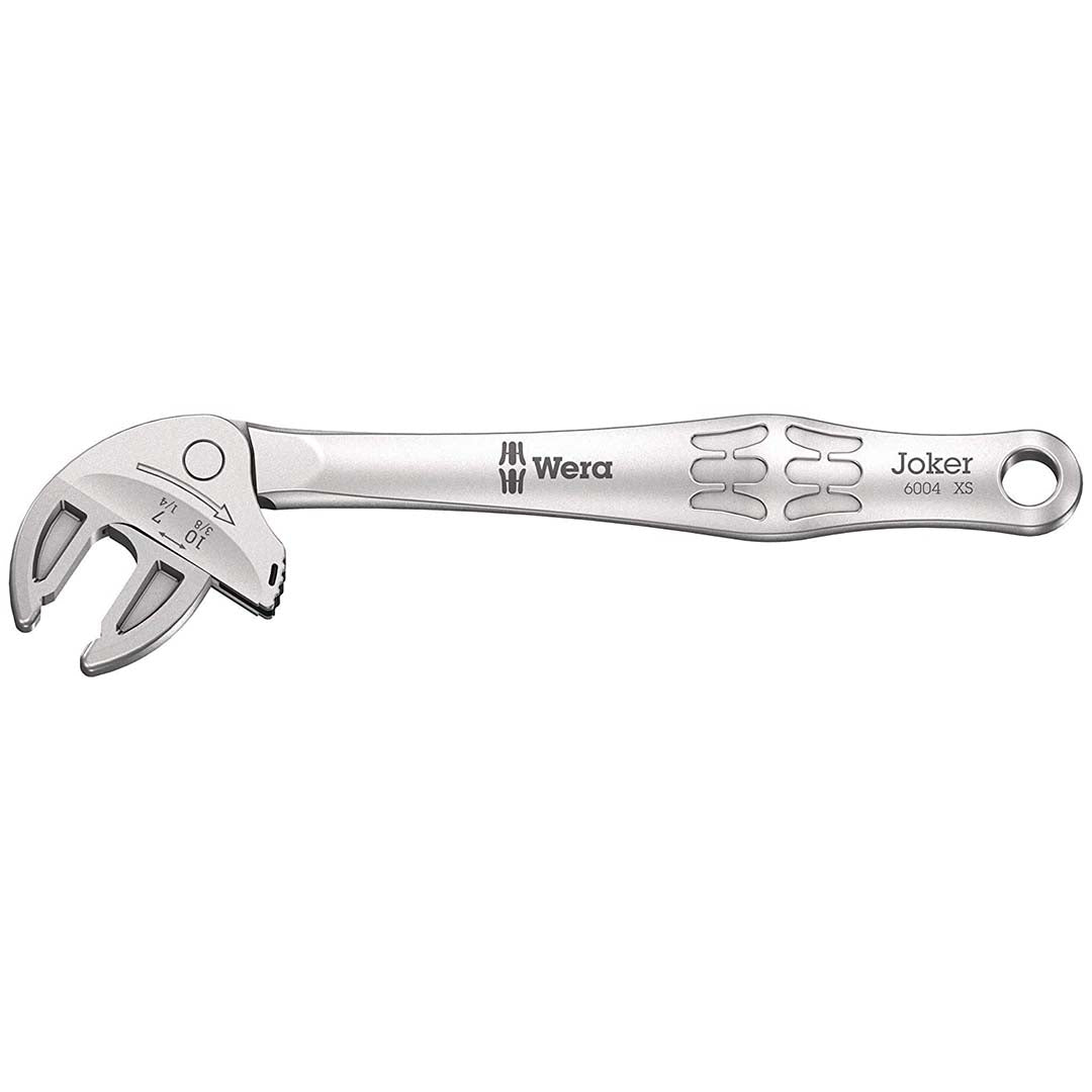WERA Joker XS Self - Setting Combination Wrench: 7 - 10mm 1/4" - 3/8" - Clinch River Fishing USA