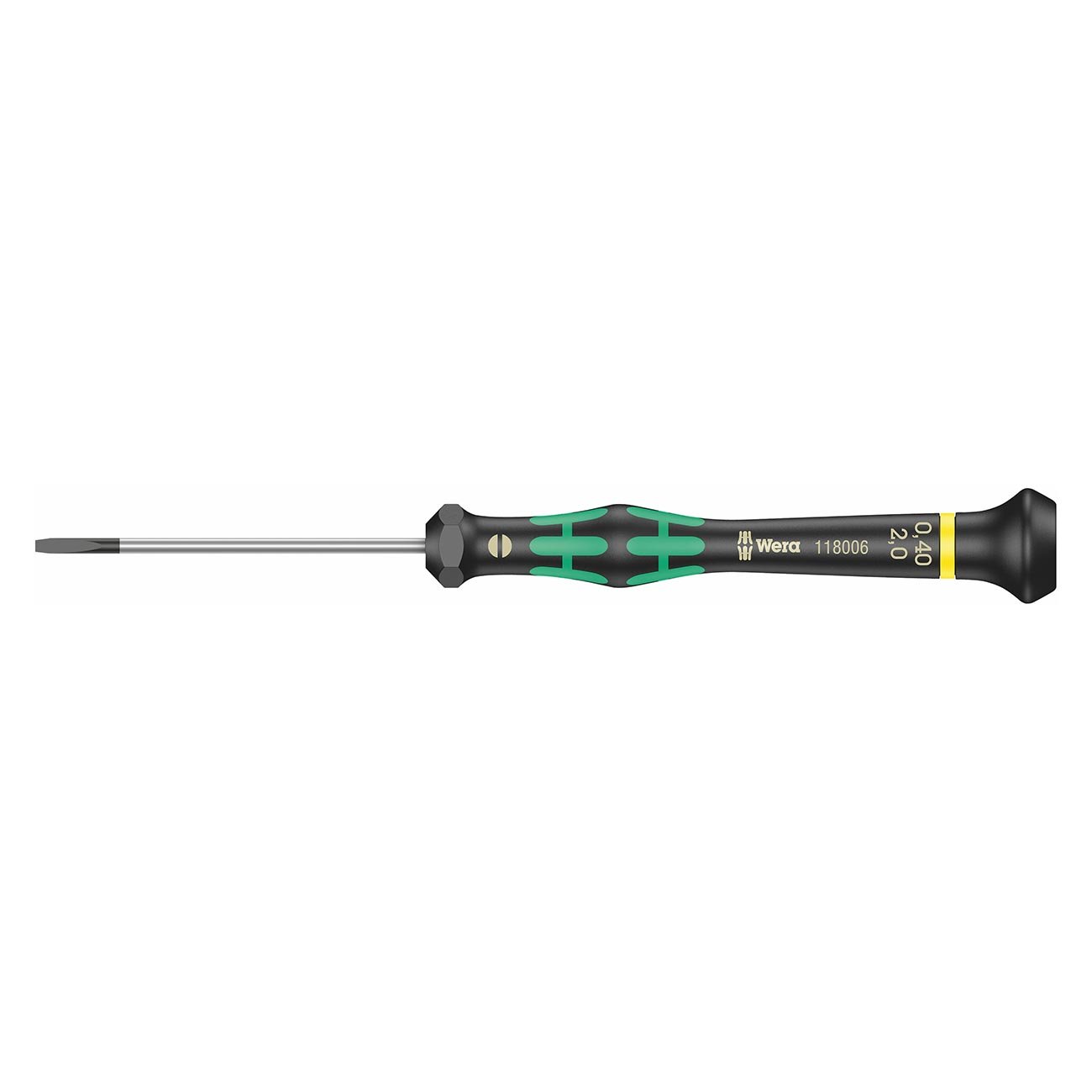 Wera Micro Precision Slotted Screwdriver - 0.40 x 2.0 x 60mm - Clinch River Fishing USA