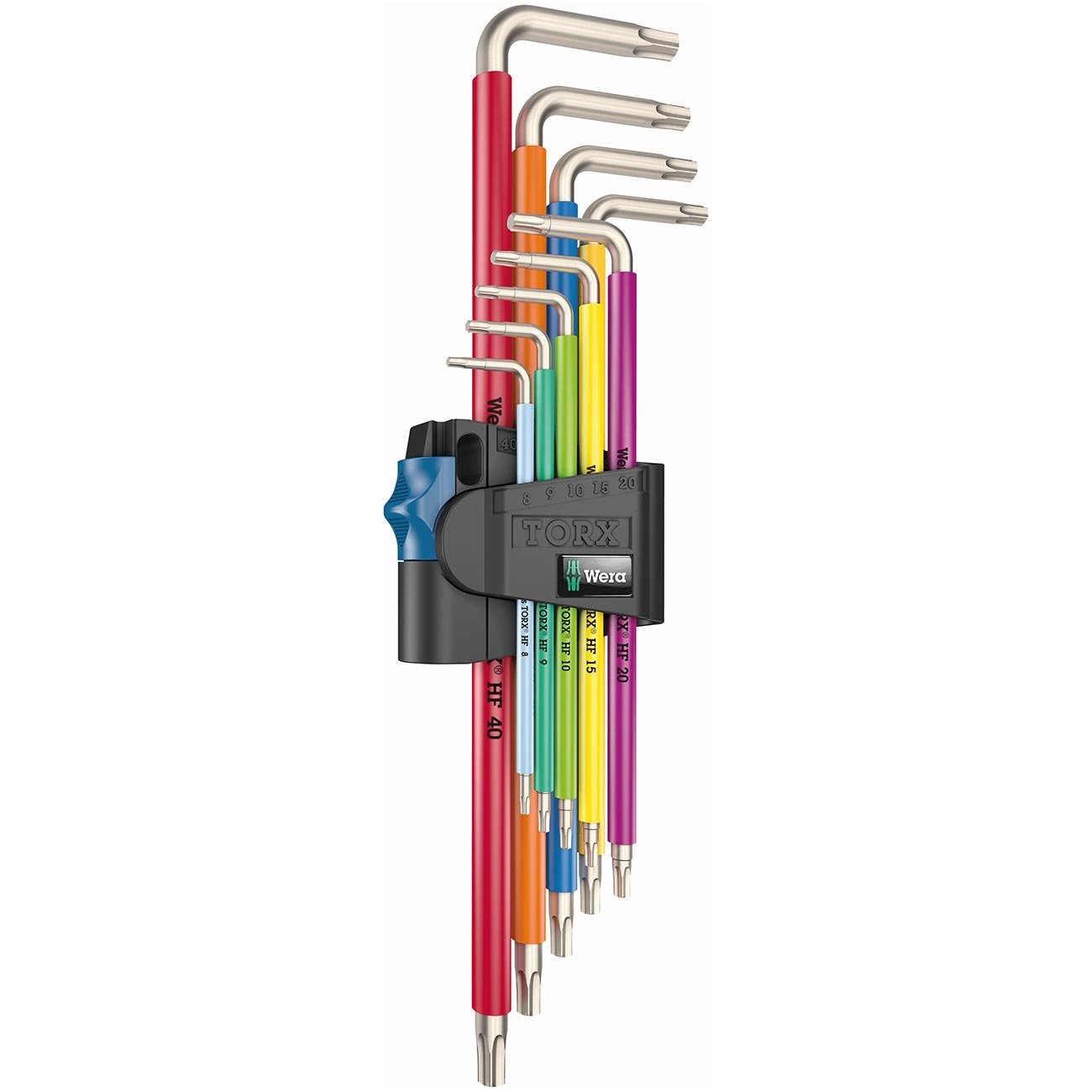 Wera Multicolor TORX - « L - Key Wrench Set with Holding Function (9 - Piece Set) - Clinch River Fishing USA