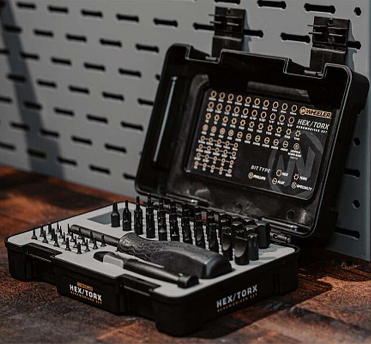 Wheeler Gunsmithing Hex/Torx/Phillip/Flat Screwdriver Bit Set (65 Piece) - Clinch River Fishing USA