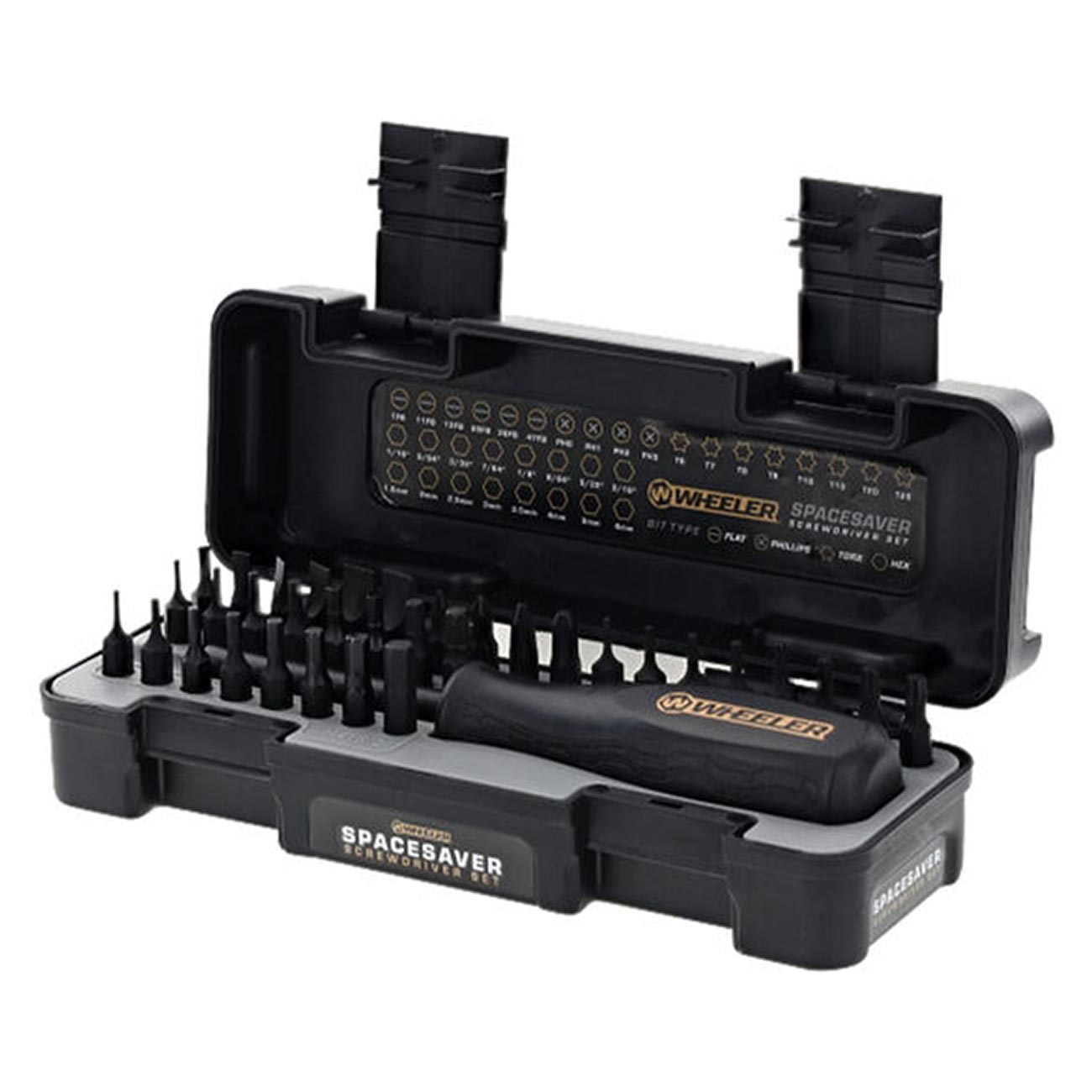 Wheeler Spacesaver Screwdriver Bit Set (36 Piece) - Clinch River Fishing USA