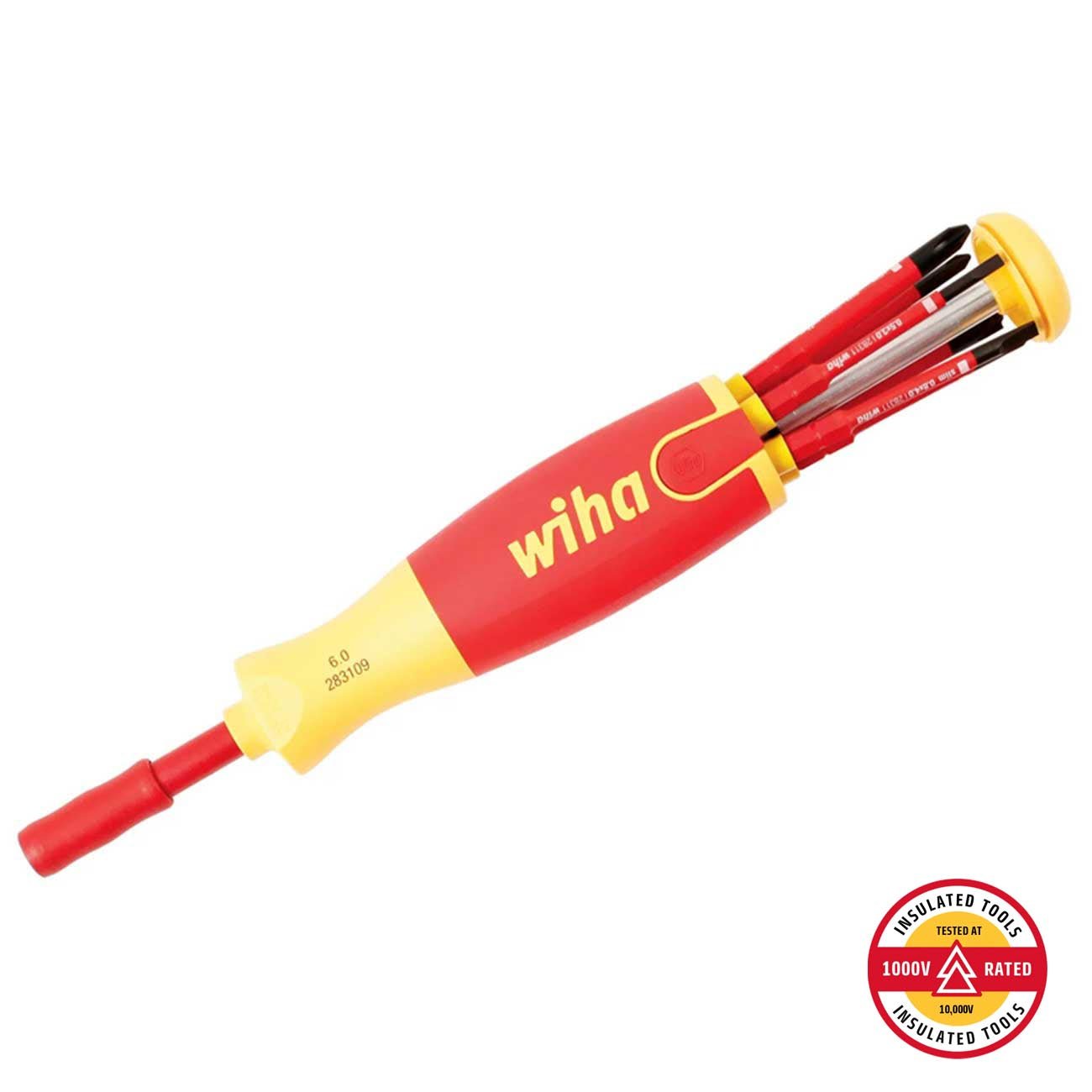 Wiha Insulated Slimline Ultra Driver with SoftFinish Handle (7 Piece Set) - Clinch River Fishing USA