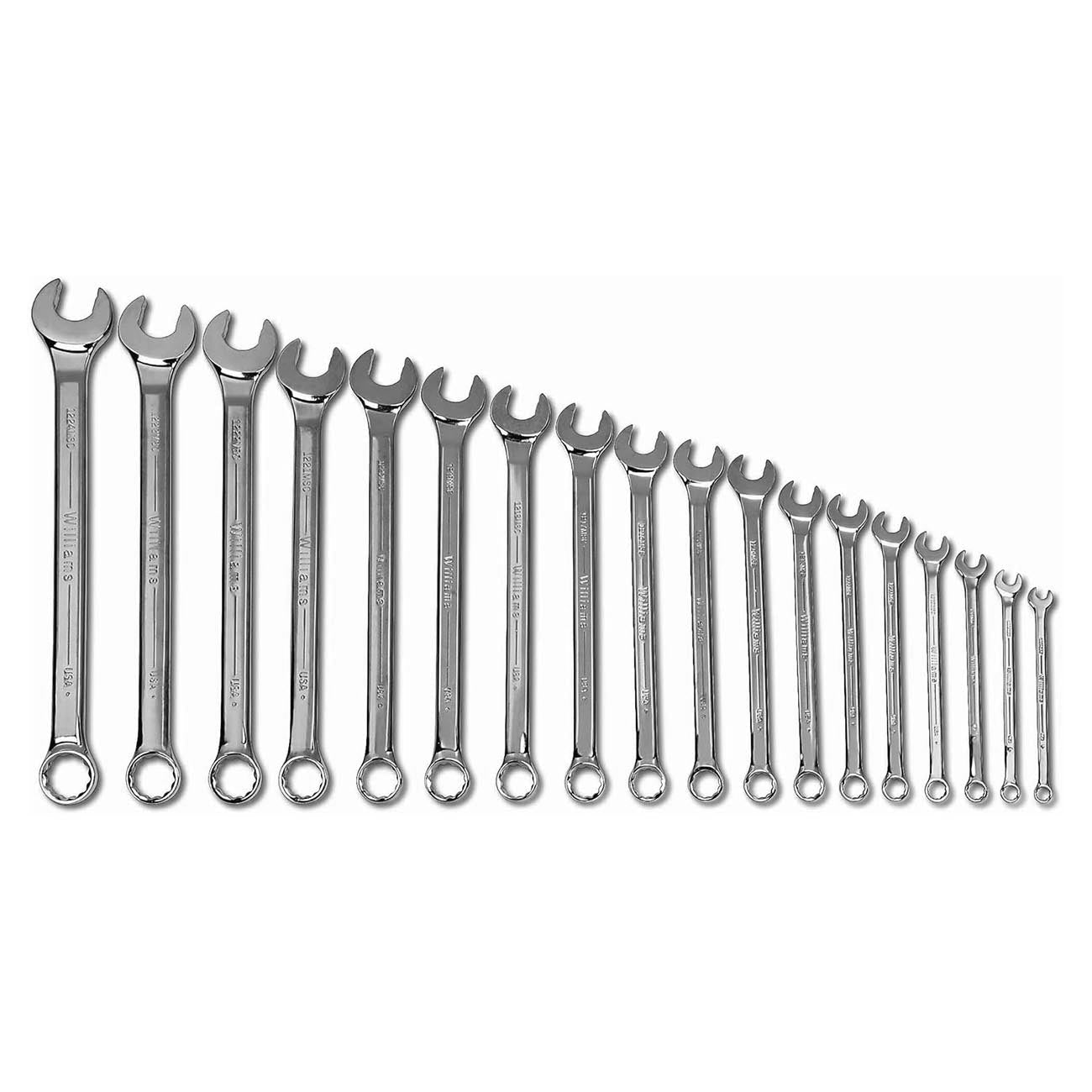 Williams Metric Combination Wrench Set (18-Piece) - Clinch River Fishing USA
