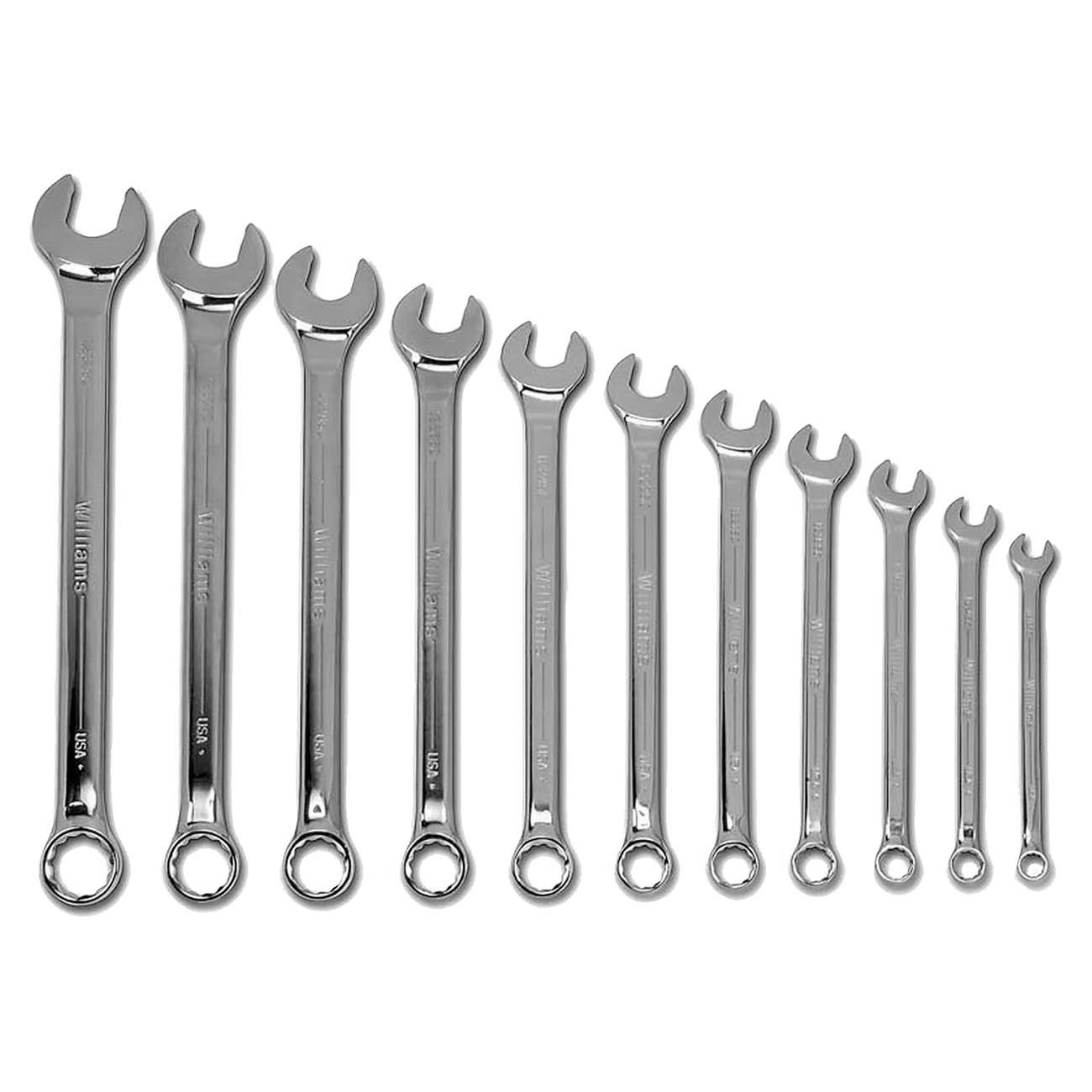 Williams SAE Combination Wrench Set (11 Piece) - Clinch River Fishing USA