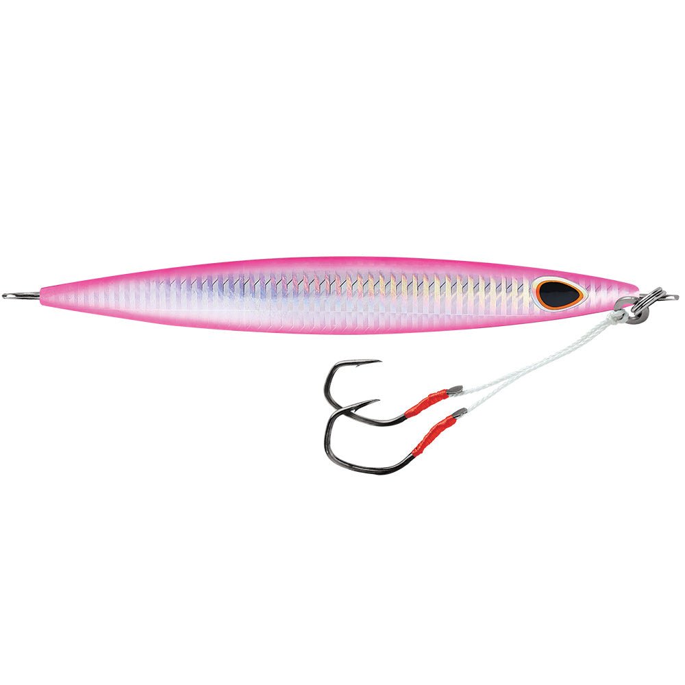 Williamson Kensaki 280 Jig - 7.25" - 9 - 7/8oz - Silver Pink Zebra - Clinch River Fishing USA