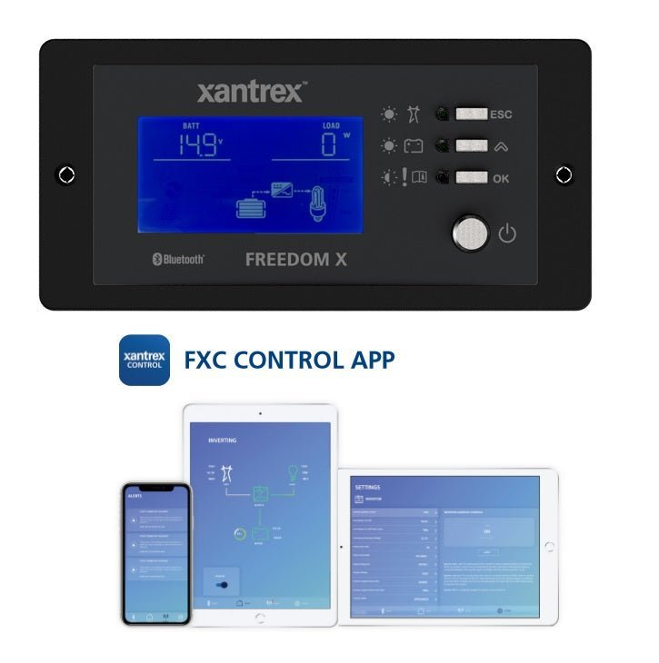 Xantrex 808-0817-02 Remote With 25ft Cable and Bluetooth For Freedom X and XC Inverters - Clinch River Fishing USA