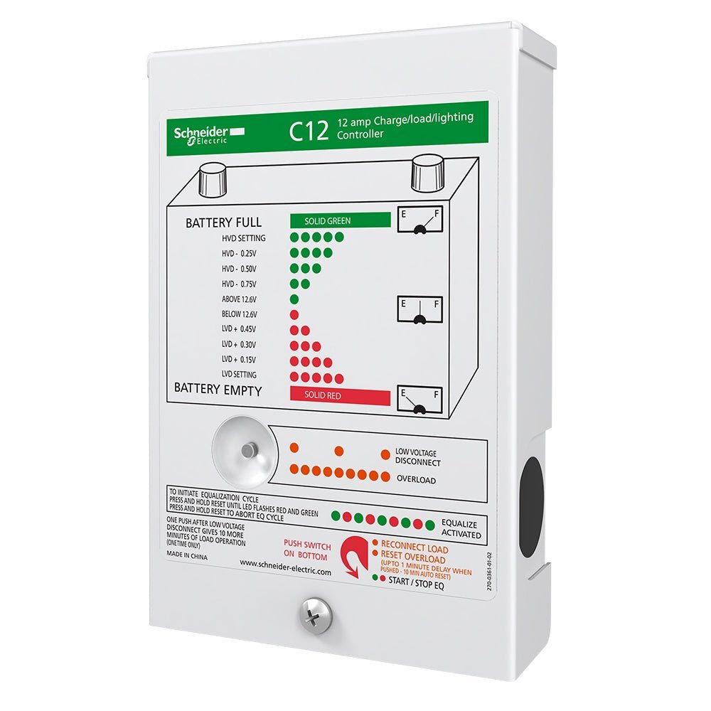 Xantrex C-Series Solar Charge Controller - 12 Amps - Clinch River Fishing USA