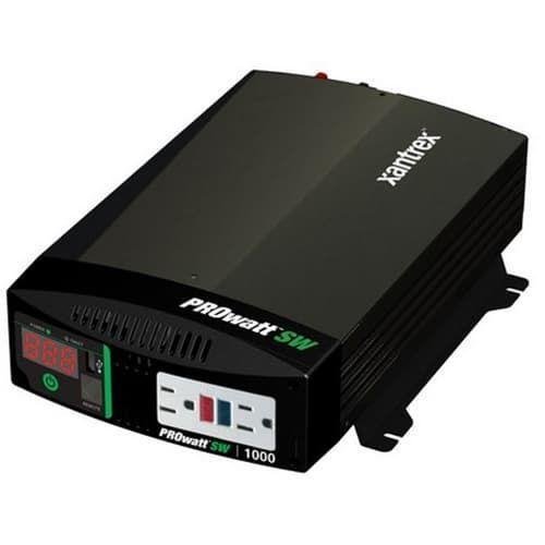 XANTREX PROWATT SW 1000 INVERTER - TRUESINE 1000W, 120AC/12VDC GFCI, USB CHARGER | 806-1210 - Clinch River Fishing USA