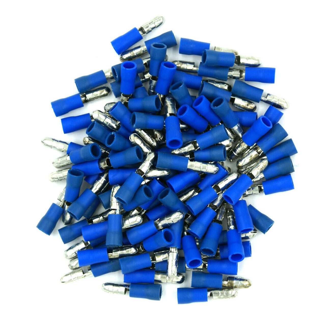XScorpion Male Bullet Connectors 14/16ga. - Blue (100 pack) - Clinch River Fishing USA
