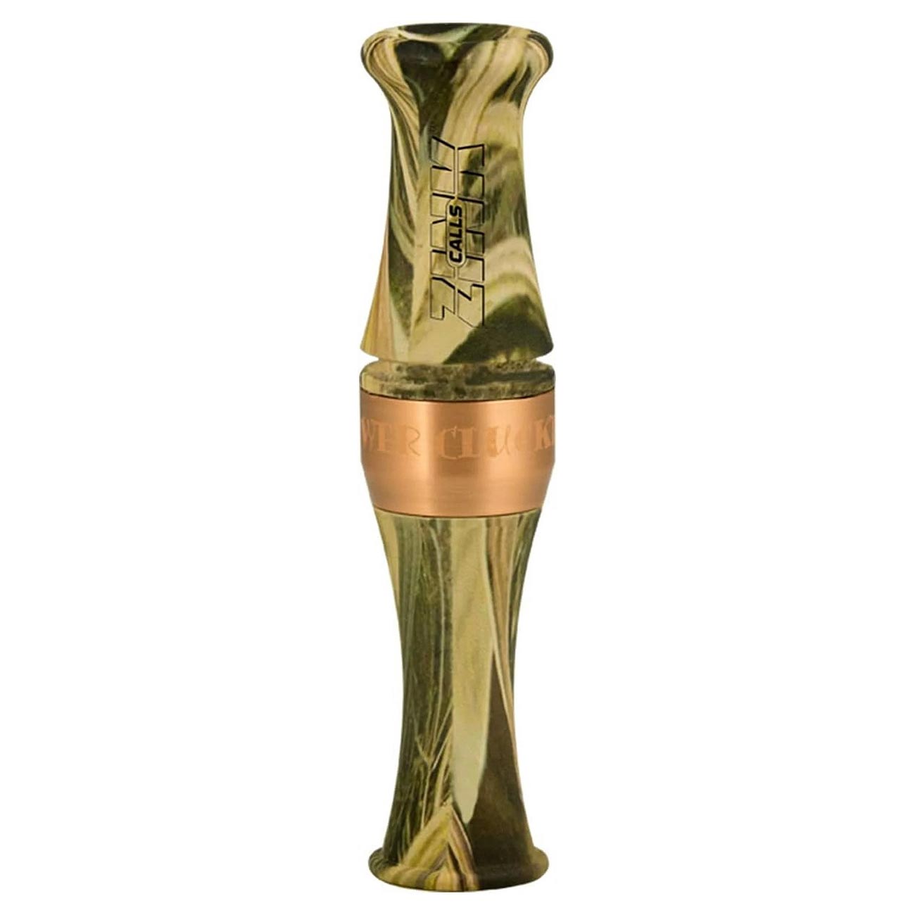 ZINK "Power Cluck 1" Poly Goose Call - Mossy Oak Shadow Grass Blades - Clinch River Fishing USA