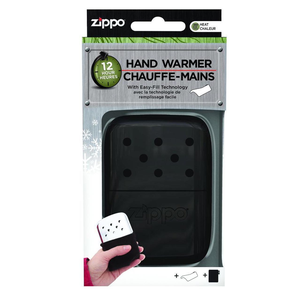 Zippo *40334* 12 - hour Refillable Hand Warmer - Black Matte - Clinch River Fishing USA
