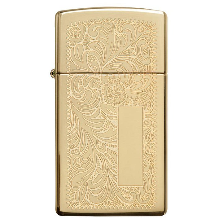 Zippo Slim Brass Venetian - Clinch River Fishing USA