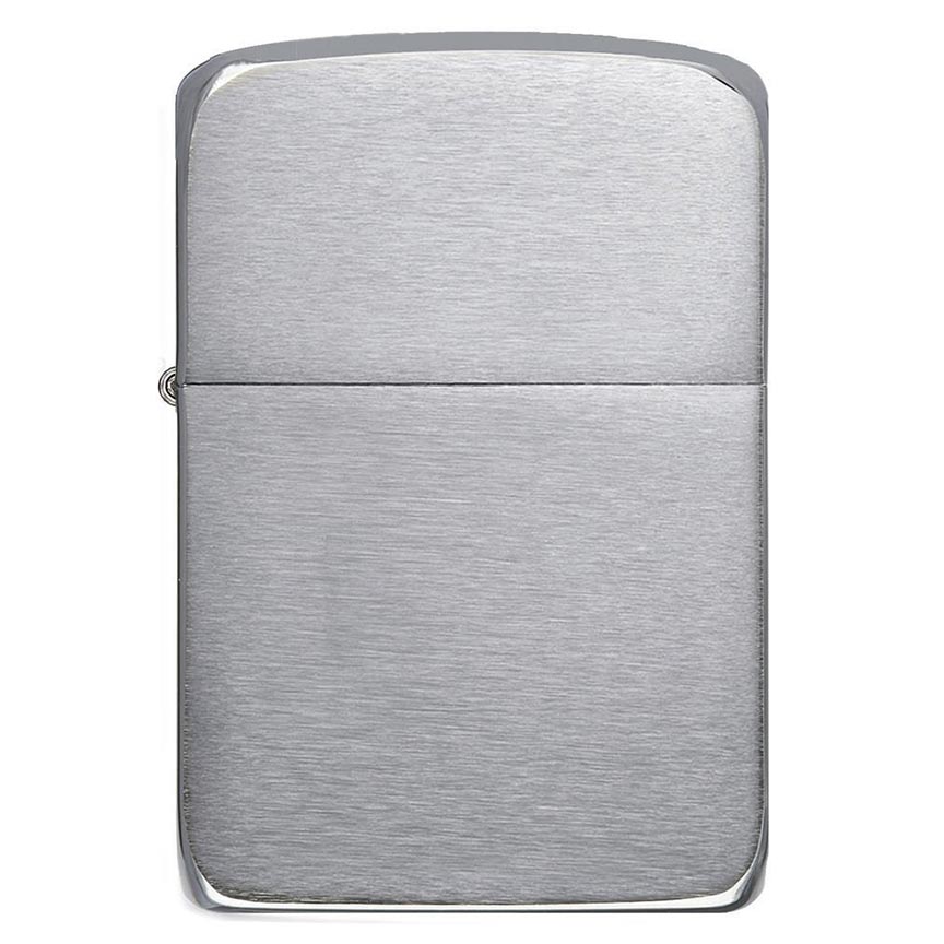 Zippo Windproof Lighter 1941 Replica Brushed Chrome - Clinch River Fishing USA