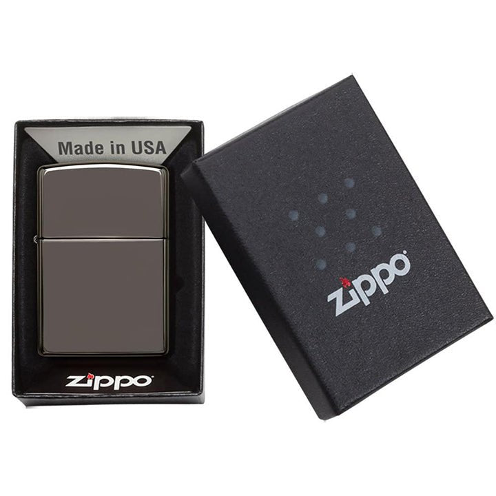 Zippo Windproof Lighter Black Ice - Clinch River Fishing USA
