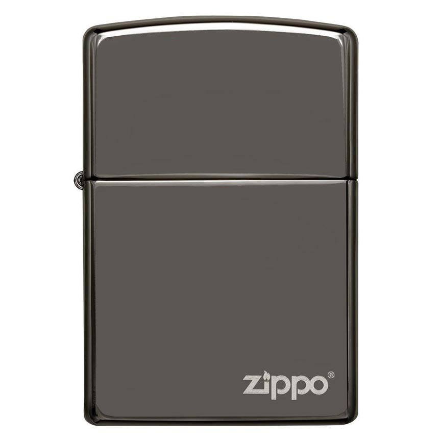 Zippo Windproof Lighter Black Ice Finish W/zippo Logoclassic Case - Clinch River Fishing USA