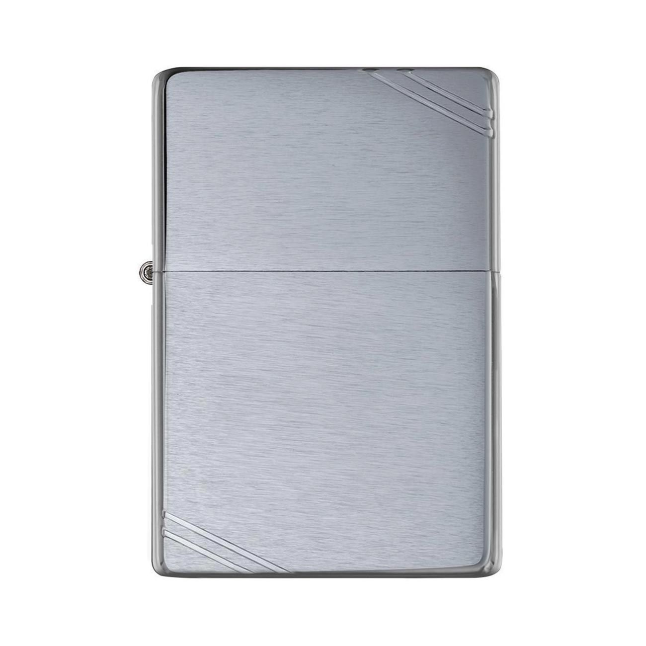 Zippo Windproof Lighter Brushed Chrome Vintage With Slashes - Clinch River Fishing USA