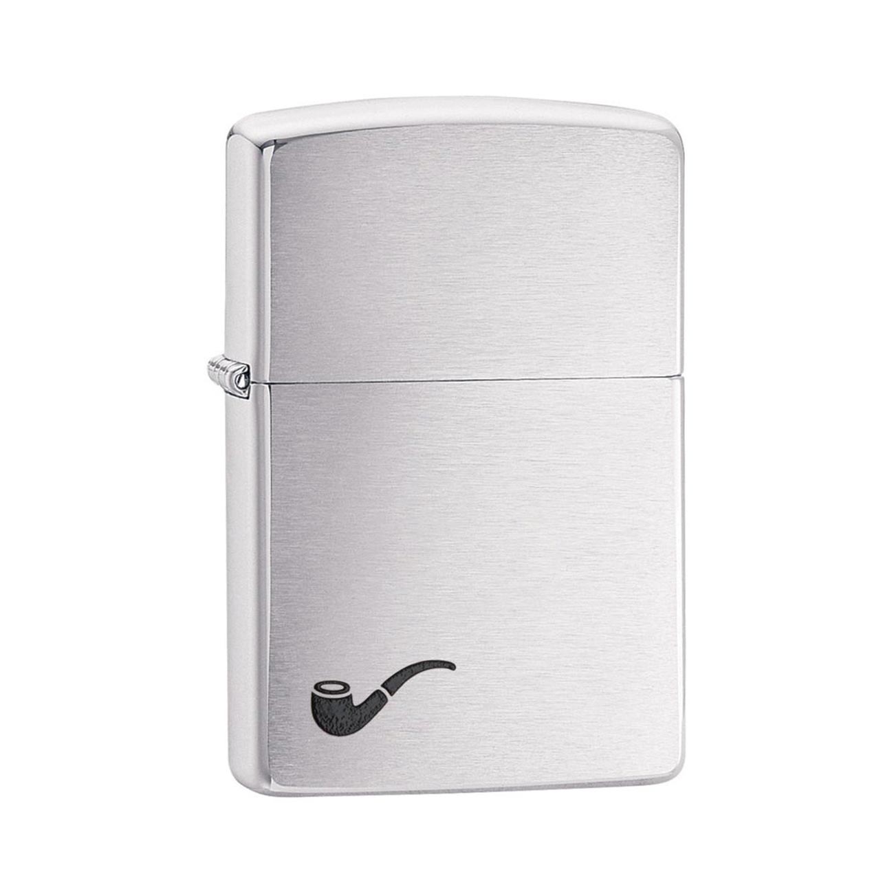 Zippo Windproof Lighter Pipe Lighter Brushed Chrome - Clinch River Fishing USA