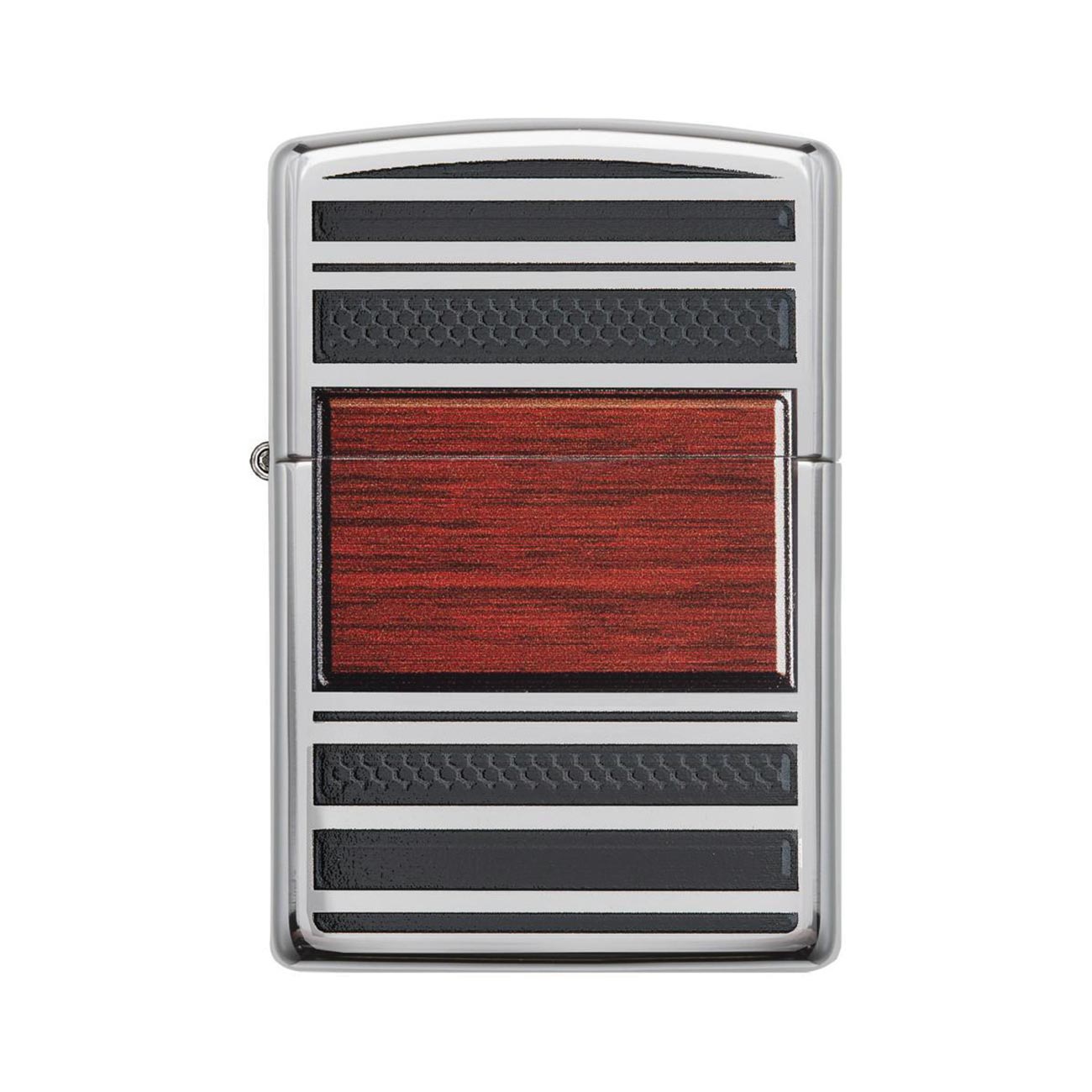 Zippo Windproof Lighter Pipe Wood Design W/pipe Lighter Insert High Polish Chrome - Clinch River Fishing USA