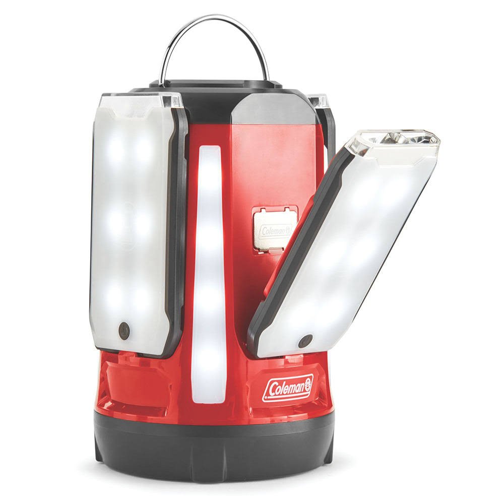 Review of the Coleman Quad Pro 800L LED Panel Lantern - Clinch River Fishing USA