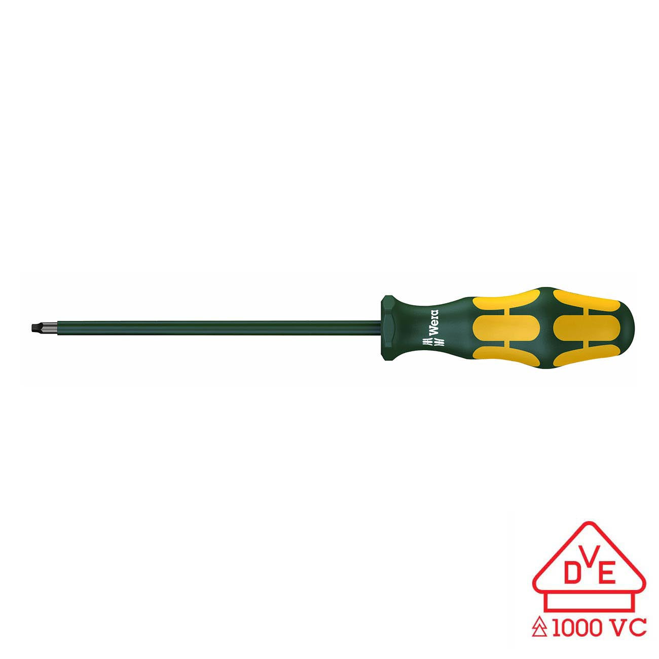 Wera VDE Insulated Screwdriver: Square SQ #1 x 150mm