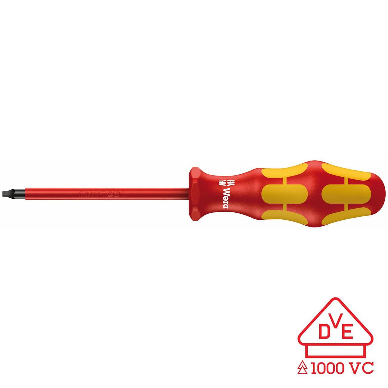 Wera VDE Insulated Screwdriver: Square SQ #2 x 200mm