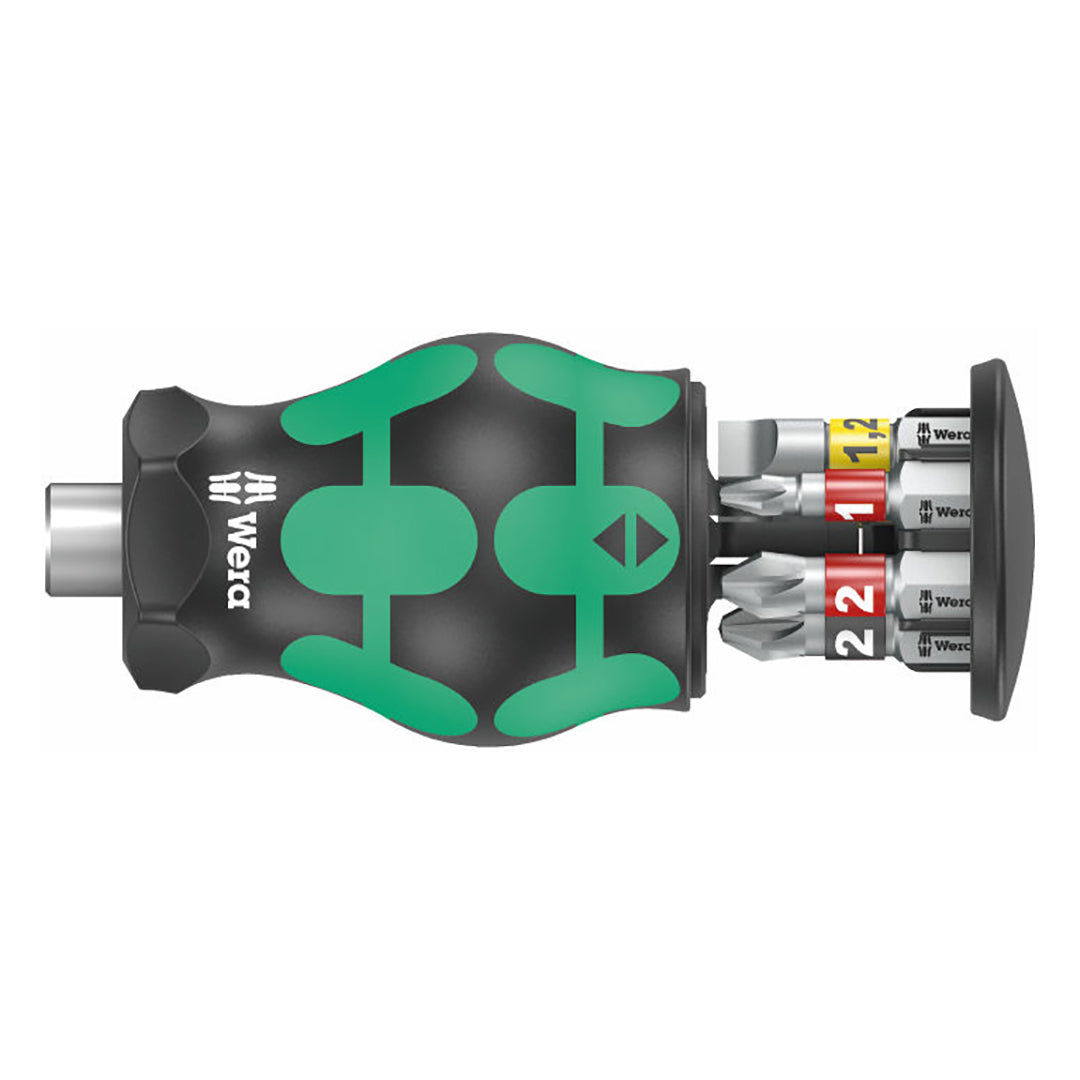 Wera Bitholding Stubby Screwdriver - Includes 6 Bits