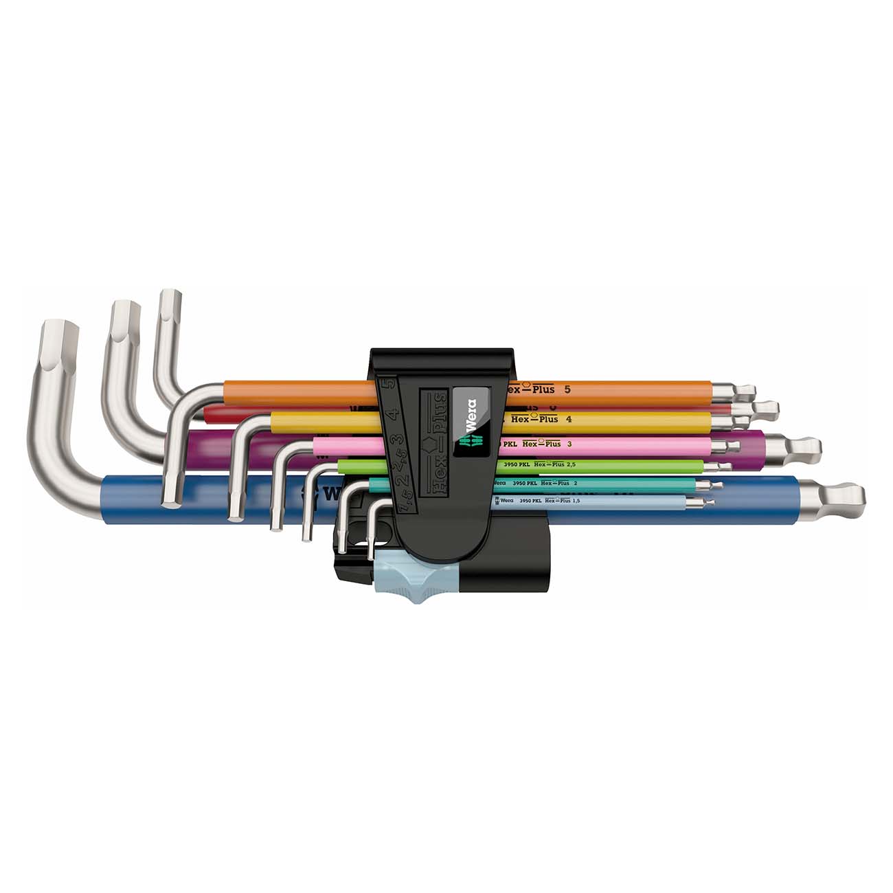 Wera Metric Hex-Plus Allen Wrench Set (9-Piece Set)