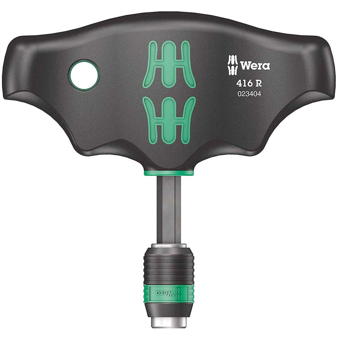 Wera T-Handle 1/4" Bitholding Screwdriver - Rapidaptor