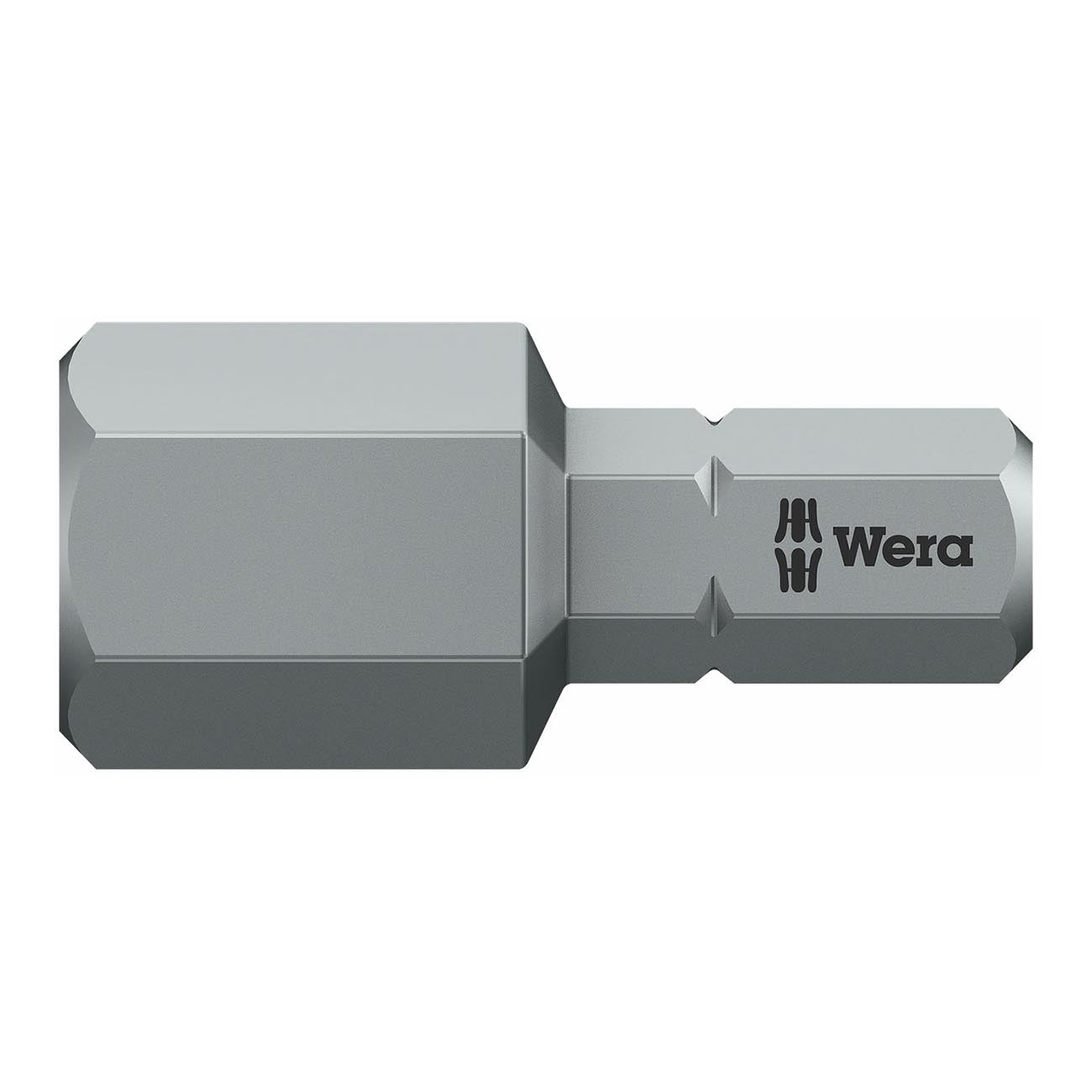 Wera 1/4GÇ¦ Drive Hex-Plus Bit: 10mm x 25mm