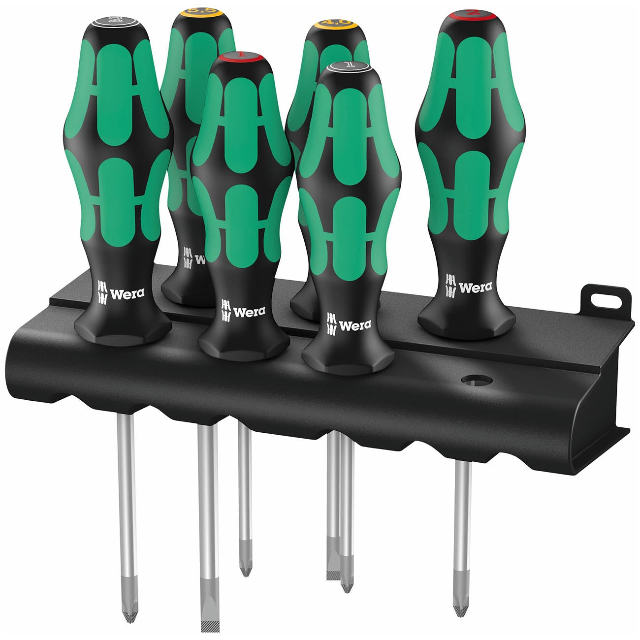 Wera Screwdriver Set with Lasertip and Rack (6 Piece Set)