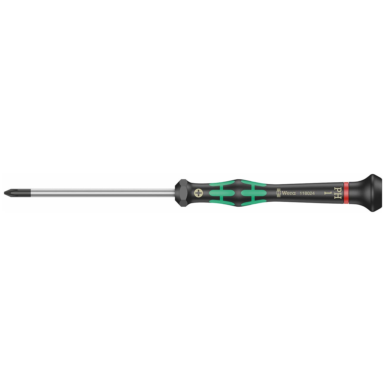 Wera Micro Precision Phillips Screwdriver - PH #1 x 80mm