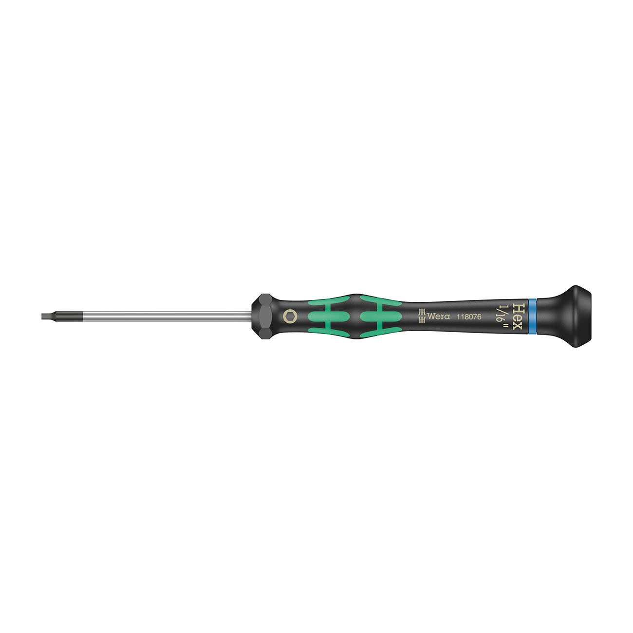 Wera Micro Precision SAE HEX-Plus Screwdriver - 1/16" x 60mm