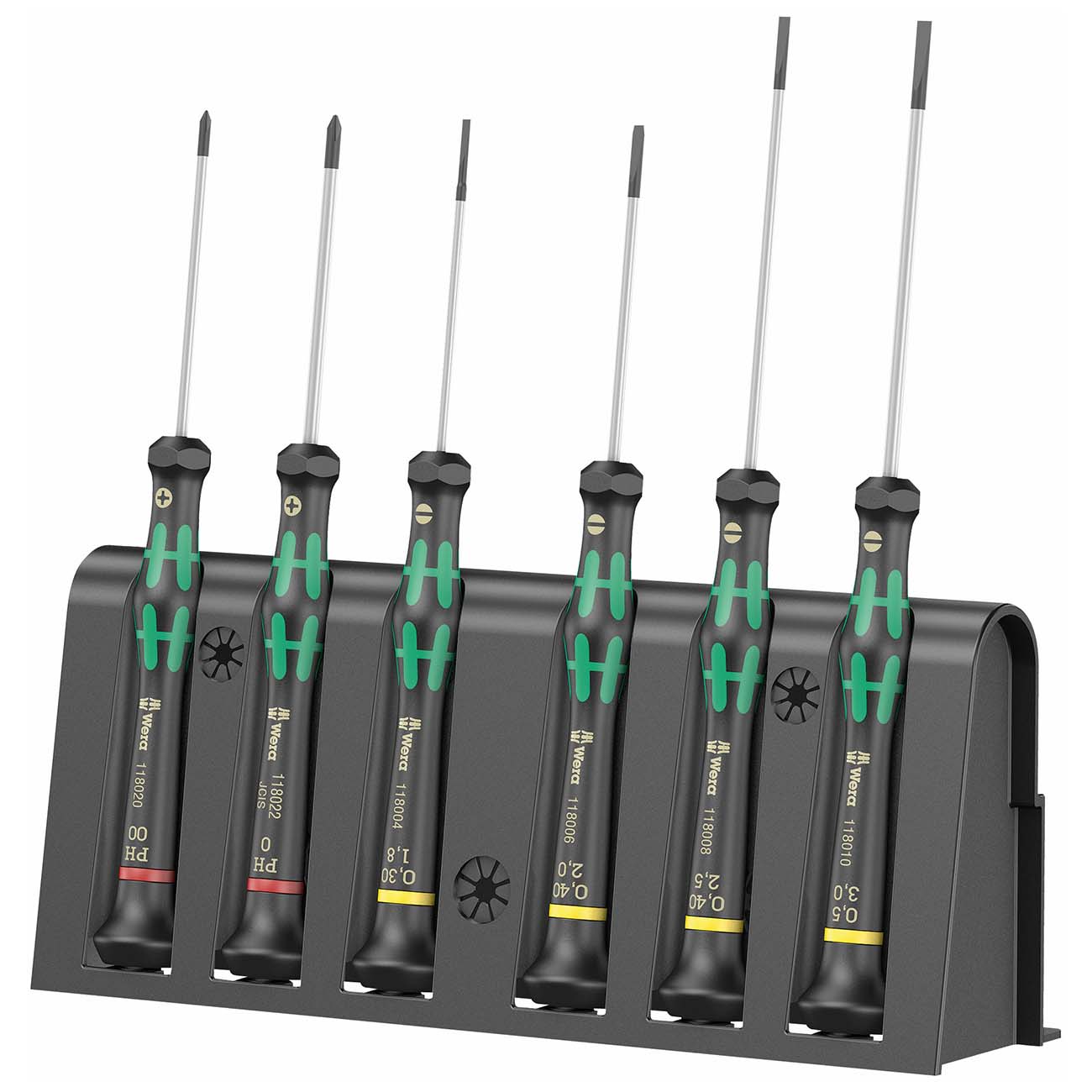 Wera Electronic Micro Slotted and Phillips Screwdriver Set (6-Piece)
