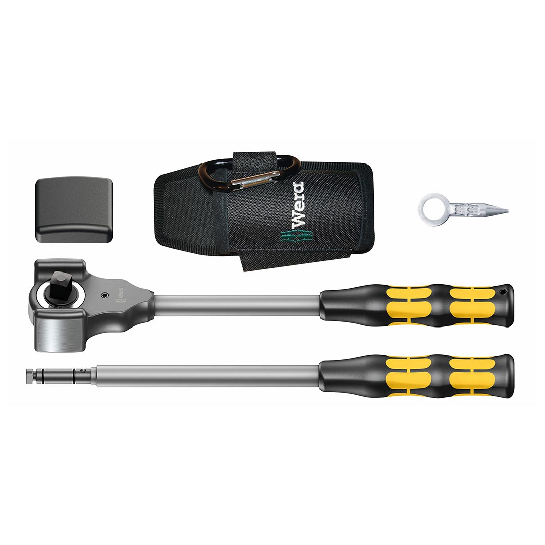 Wera 8002 C GÇ£KolossGÇ¥ 1/2" Drive Ratchet/Hammer (5-Piece Set)