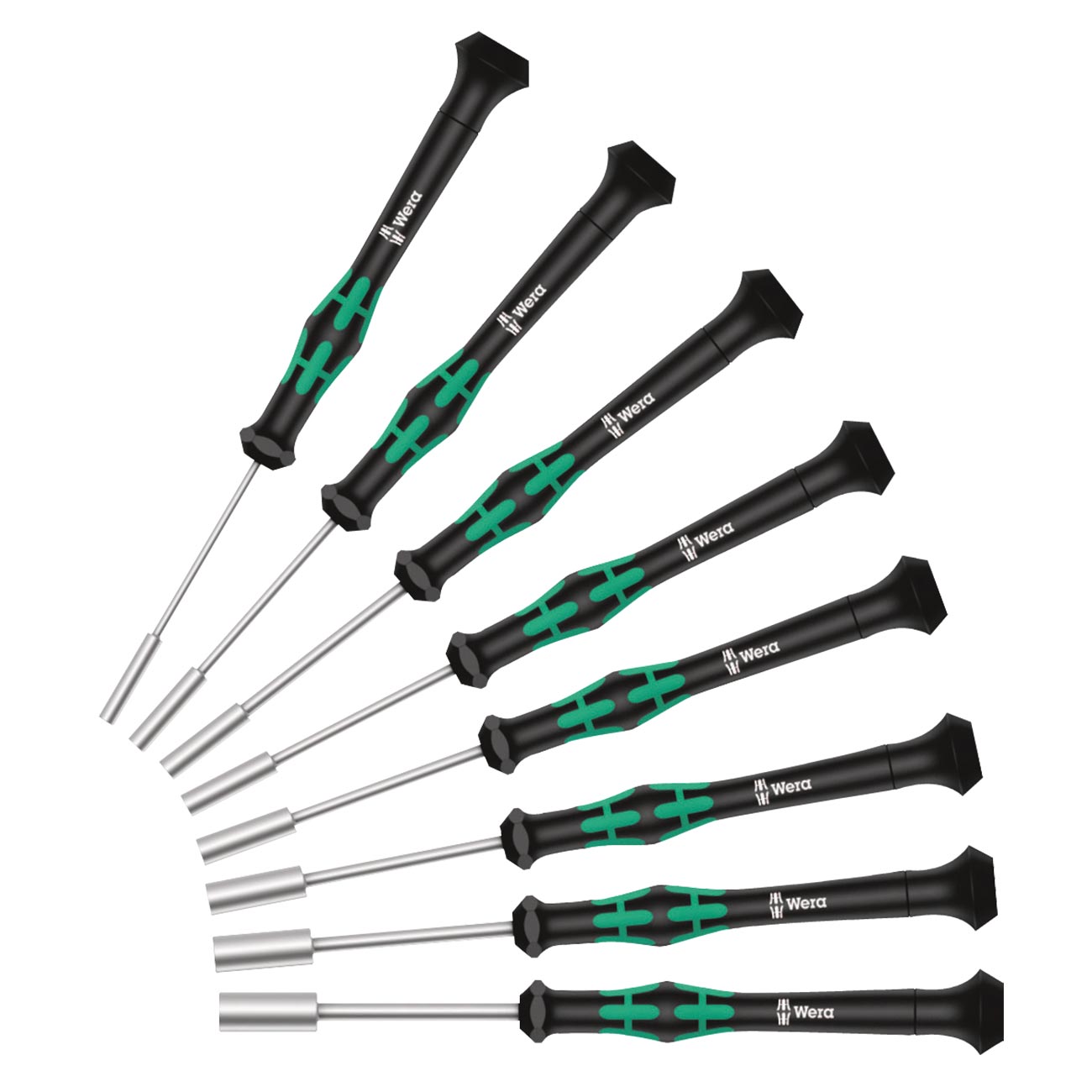 Wera Micro Electronics Precision SAE Nutdriver Set (8 Piece)