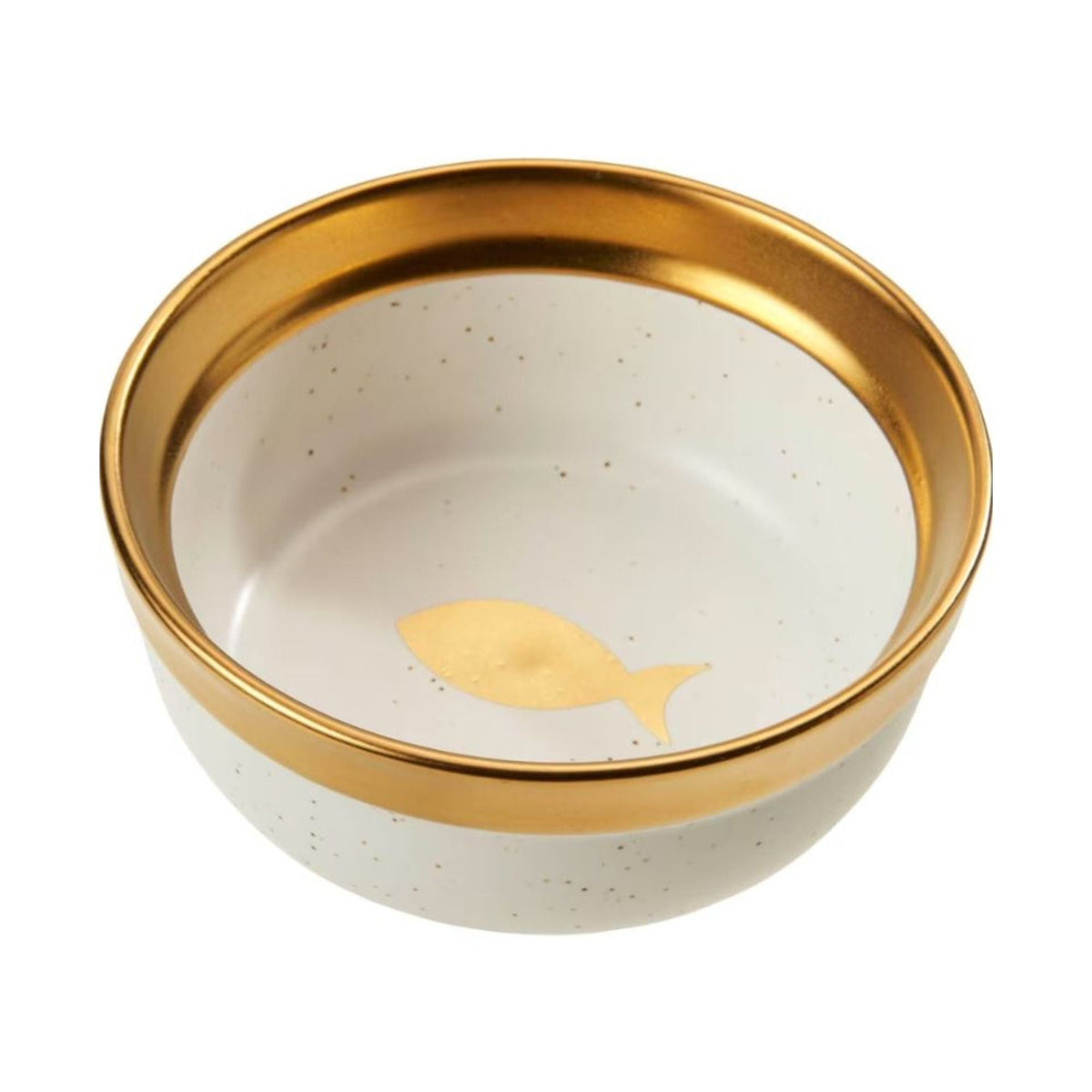 Spot Malibu Cat Dish Gold 5in